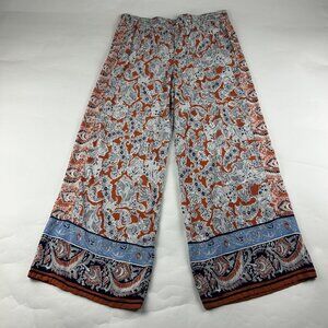 Hei Hei Printed Wide Leg Summer Weight Wide Leg Pant L